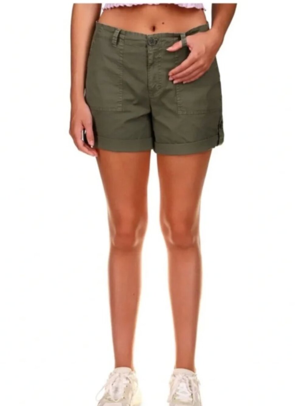 Sanctuary Standard Surplus Olive Green Cargo Shorts - 25 - NWT